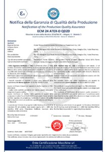 ATEX Production System Certificate QD20_ Page 1